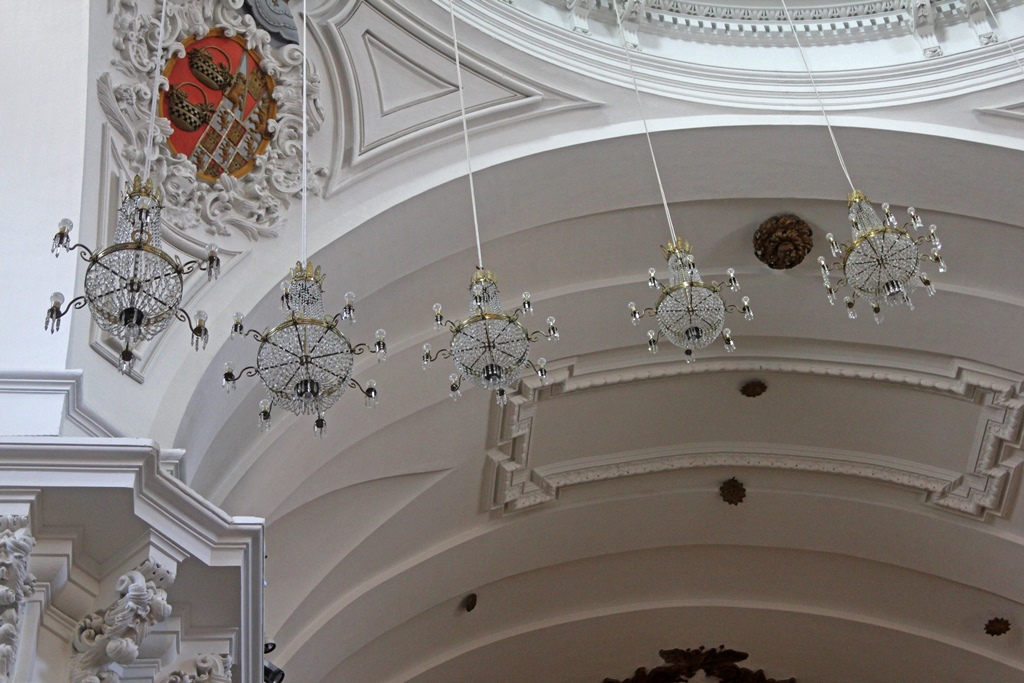 Chandeliers Under Dome